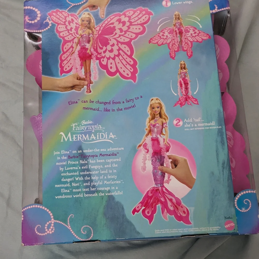 Barbie Fairytopia Mermaidia Elina Doll - Picture 3 of 4